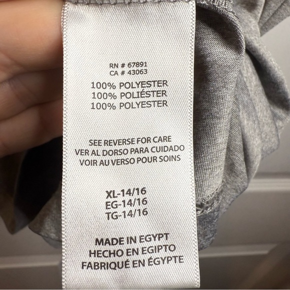 Nike Gray New England Patriots Tee Size XL, GUC - see pictures for wear on logo - Picture 5 of 6